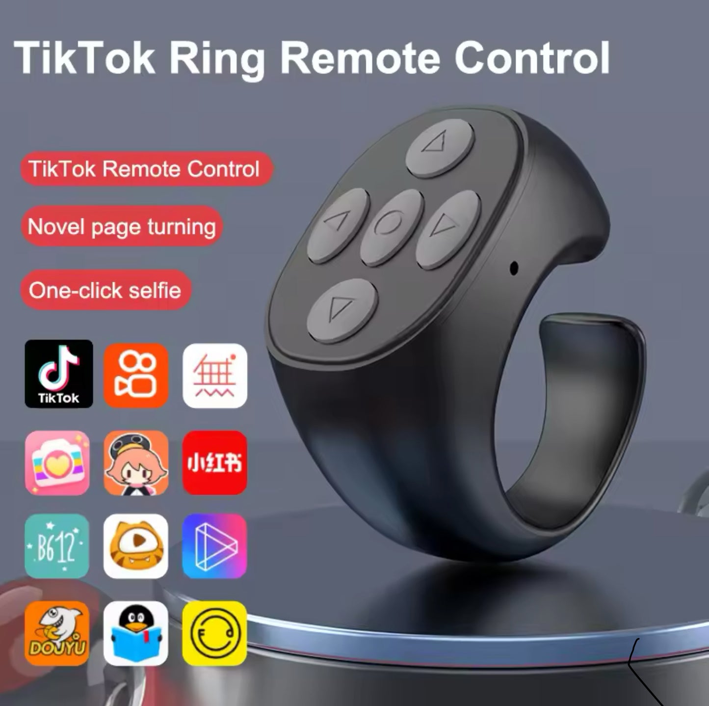 TechnologyWorkRing- Smart Bluetooth Ring Remote